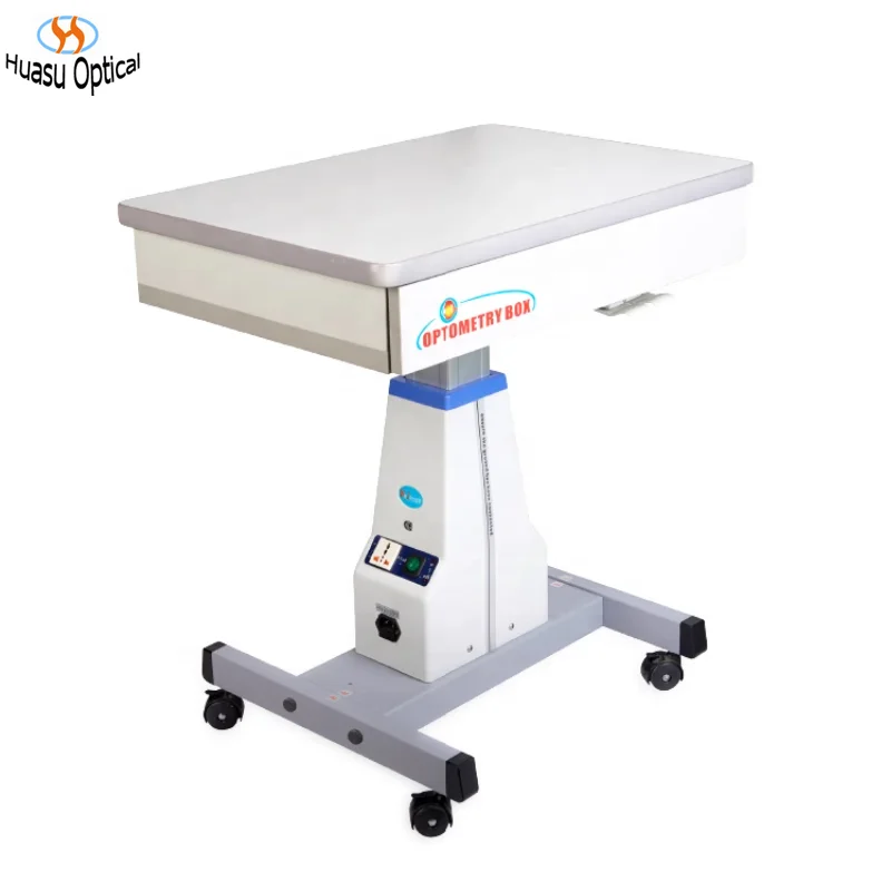 Optical Auto Working Motorized Lifting Table for Ophthalmic Equipment Slit Lamp Refractor Stand Support Optometry Trial Box