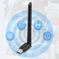 WIFI 6 USB WiFi Dongle Adapter with High Gain Antenna 2.4G 286Mbps WIFI Signal Receiver WPA3 Security AX286M for Windows 7/10/11