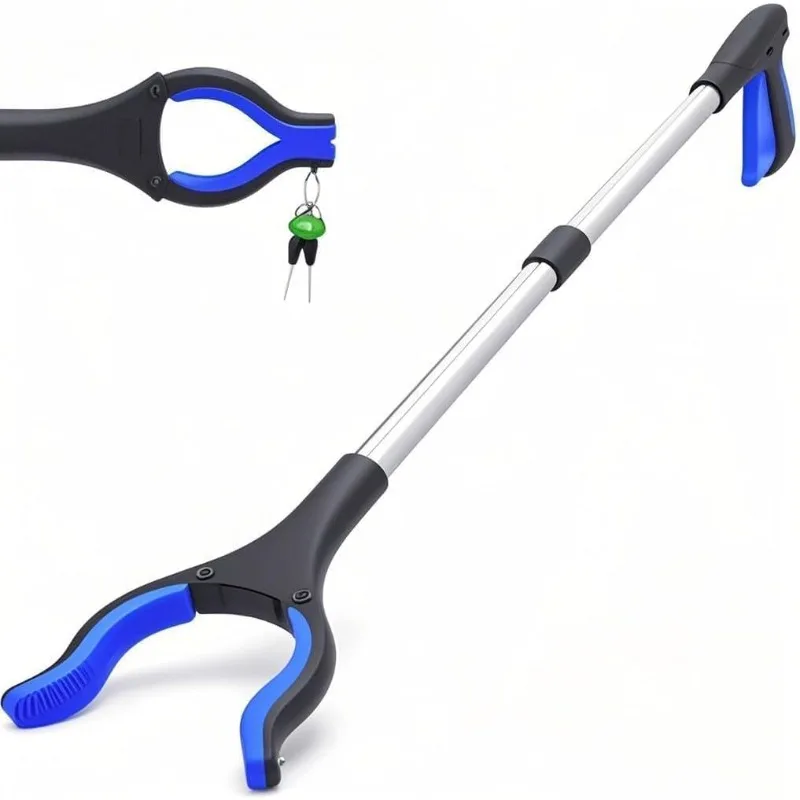 36 Inch Lightweight Heavy-Duty Garbage Picker Gripper - 360° Rotating Clip Elderly Grabbing Tool