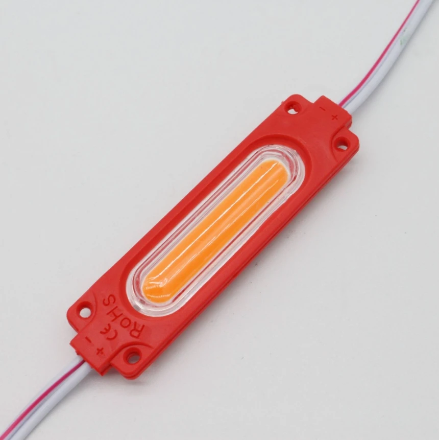 COB LED Module String Light with Lens DC12V 6LED Waterproof for Outdoor Advertising Sign Shop Banner LED Module Strip Lamp