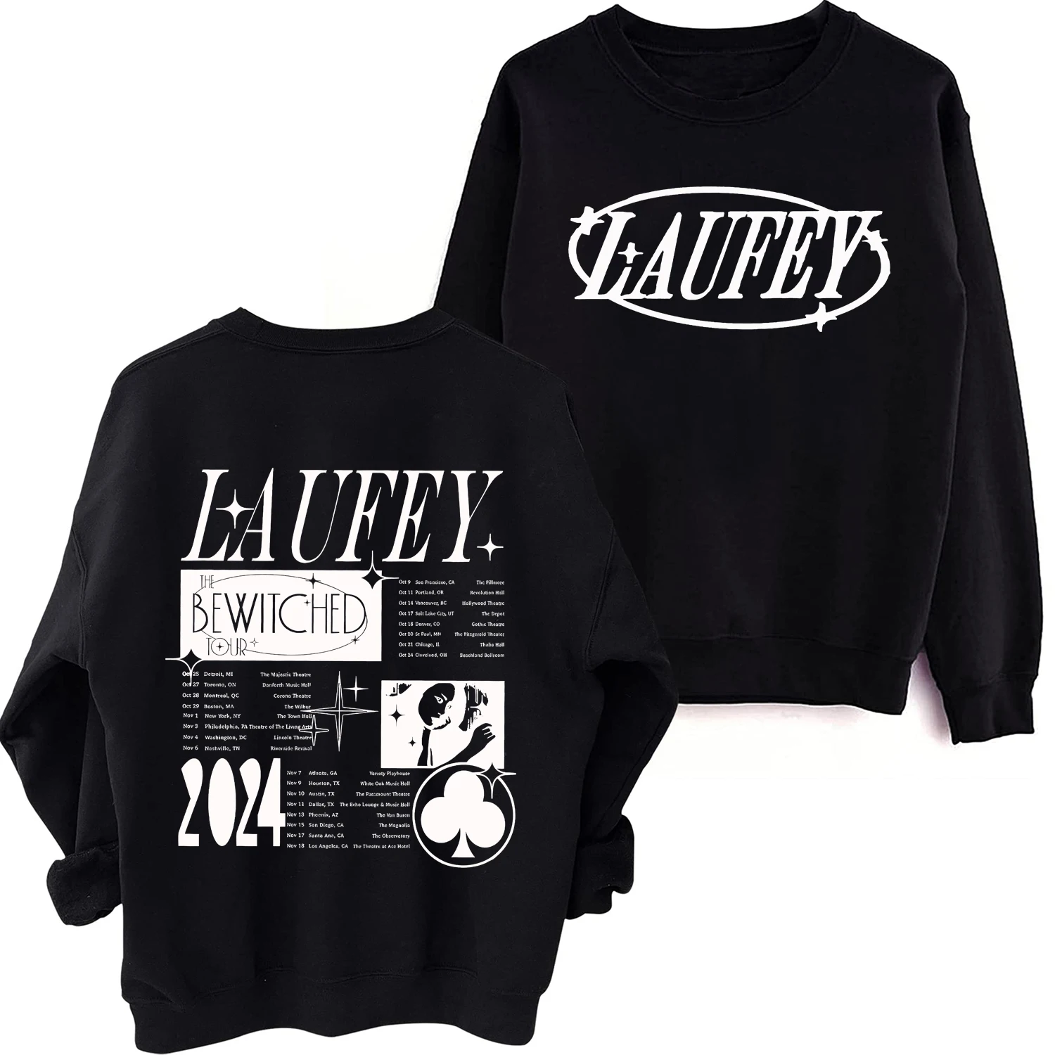 

Laufey Tour 2024 Sweatshirt Man Woman Harajuku Round Neck Long Sleeve Oversized Sweatshirts