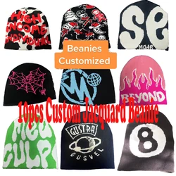 Custom Jacquard Beanie Hat DIY Custom Knitted Hat Women's Winter Hat