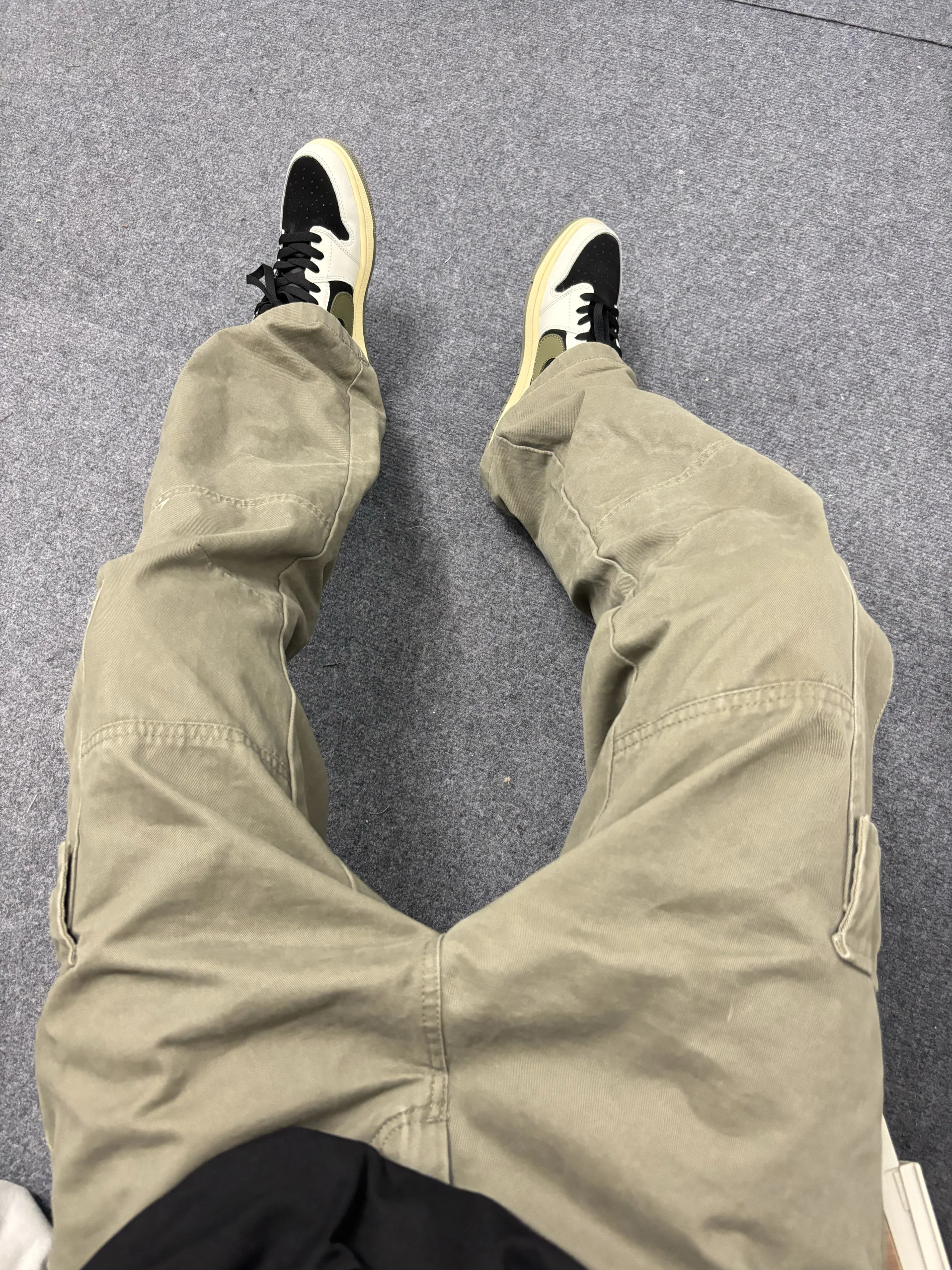 

American Sle Pure Color Functional keted Casual Trousers Loose Straight Leg Simple Breathable Versatile Men Women Leisur...