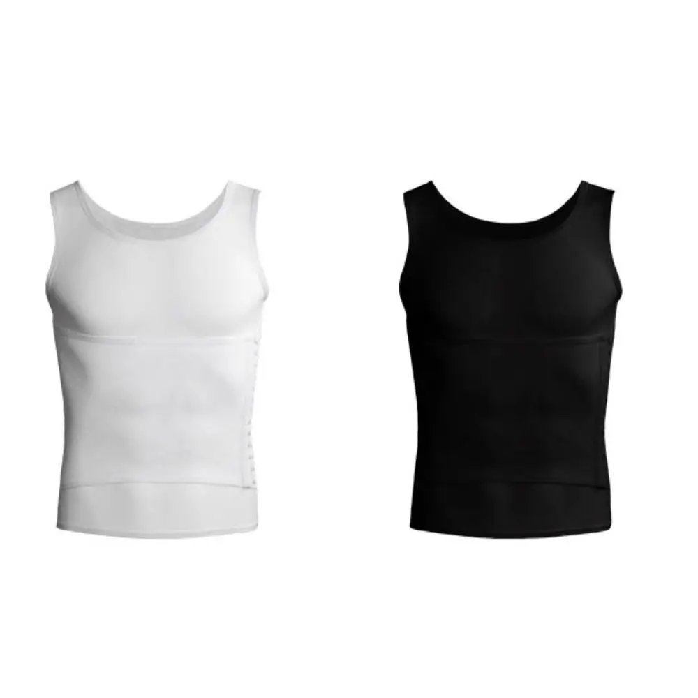 Belly Contracting Body Shaper Vest Men Thin Camisole Shapers Tummy Control Underwear Undershirts Elastic Waist Trainer Tank Top