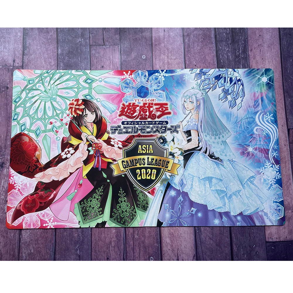 

Yu-Gi-Oh Kanzashi & Teardrop the Rikka Queen Card Pad Playmat YGO Mat TCG YuGiOh Mat-308