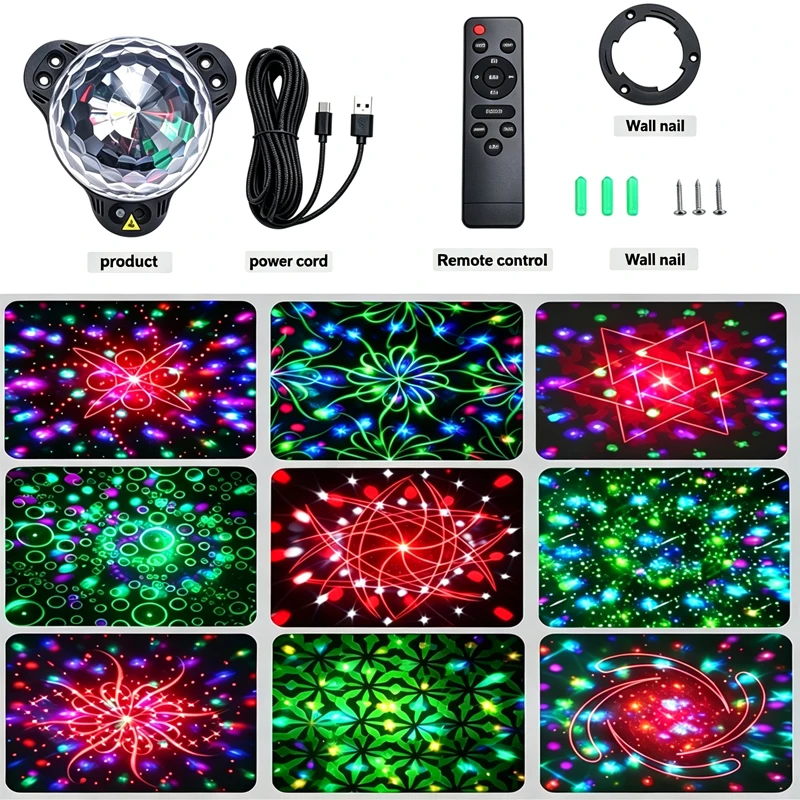 Disco Ball Party Light RGB Las - Lighting Effect Home Decor ulasan dan harga
