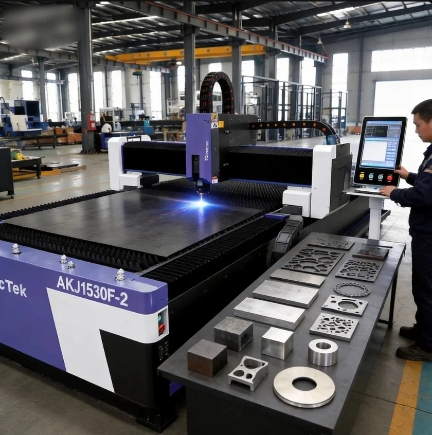 Fiber Laser Cutter 6-30mm Carbon Steel Raycus Laser Generator Carbon Steel Cutting Machine