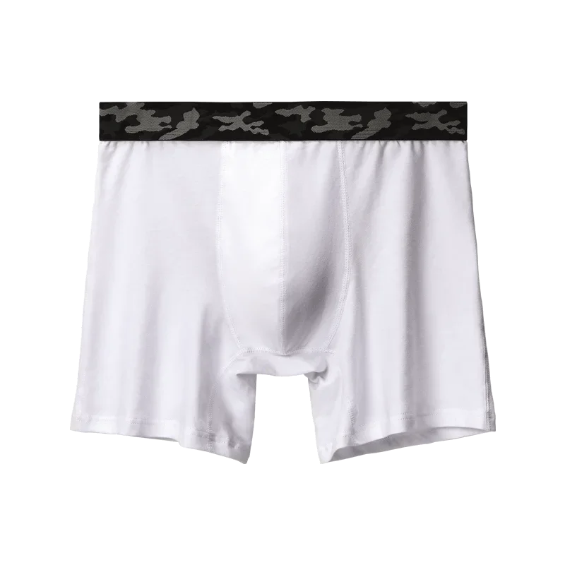 3 قطع ملابس داخلية رياضية للرجال، سراويل بأربعة زوايا، سراويل داخلية للتدريب عالية المرونة من القطن الخالص سريعة الجفاف