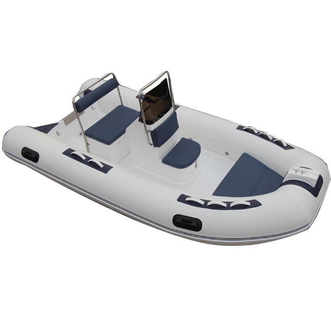 12ft RIB360 Orca PVC Hypalon Rigid Fiberglass Hull Inflatable Boat For Rowing