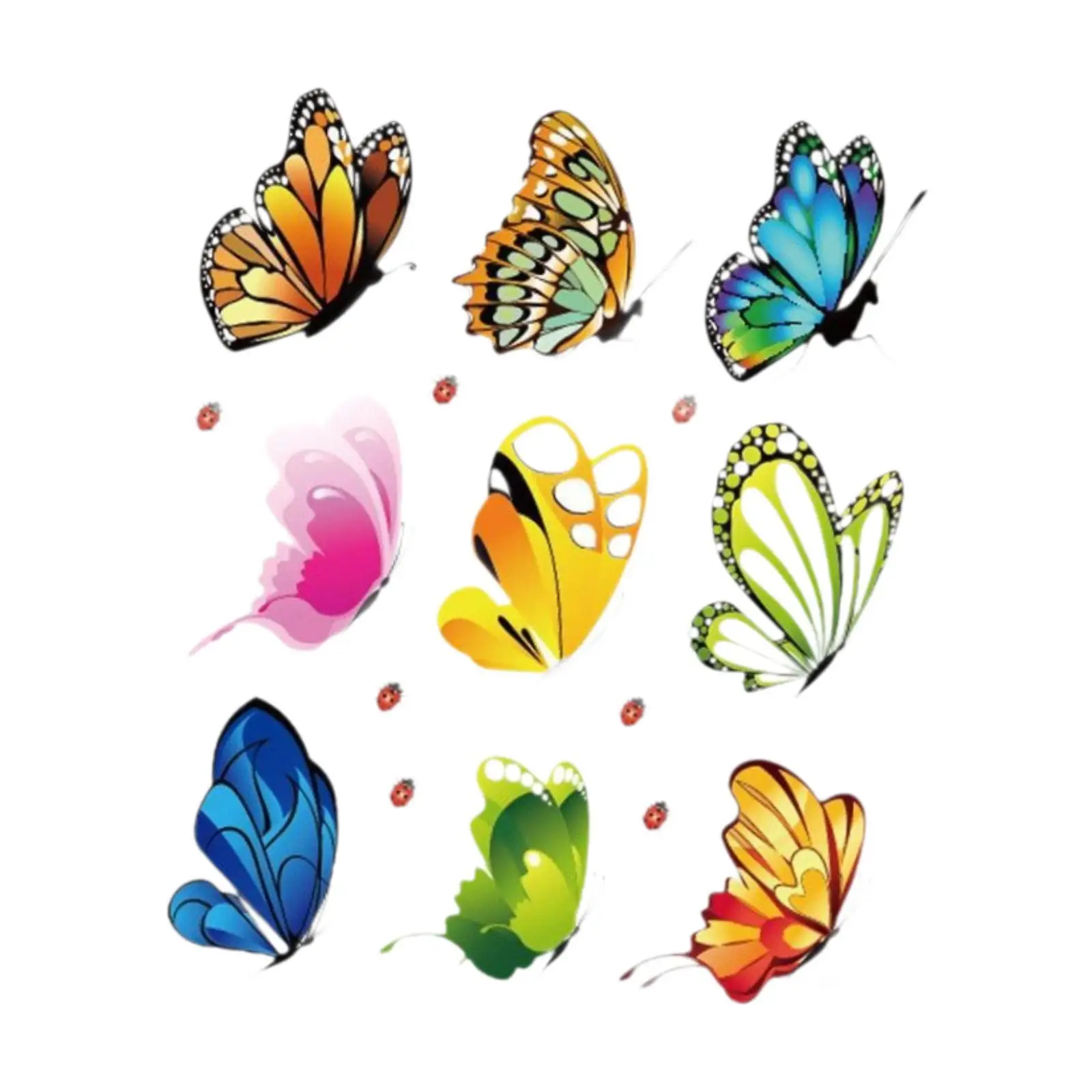 Butterfly Wall Sticker Wallpaper Wall Mural DIY Decoration Wall Poster Butterflys Wall Decal Wall Decor for Living Room Nursery