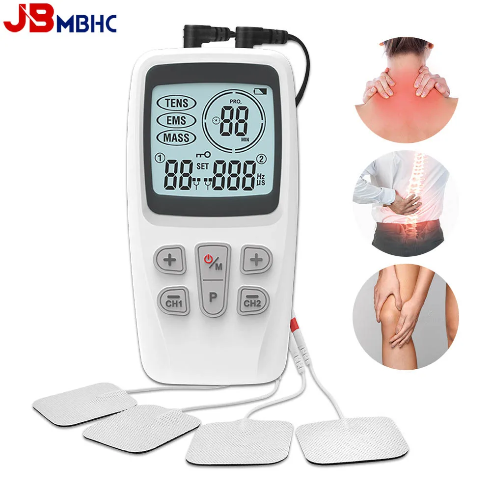 

Physiotherapy Tens Muscle Stimulator Electric EMS Acupuncture Body Massage Digital Therapy Slimming Machine Electro Stimulator