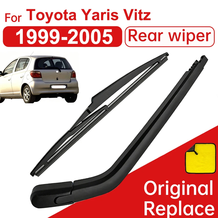 Wymiana samochodu przednia szyba tylne ramię i pióro wycieraczki dla Toyota Yaris Vitz 1999 2000 2001 2002 2003 2004 2005