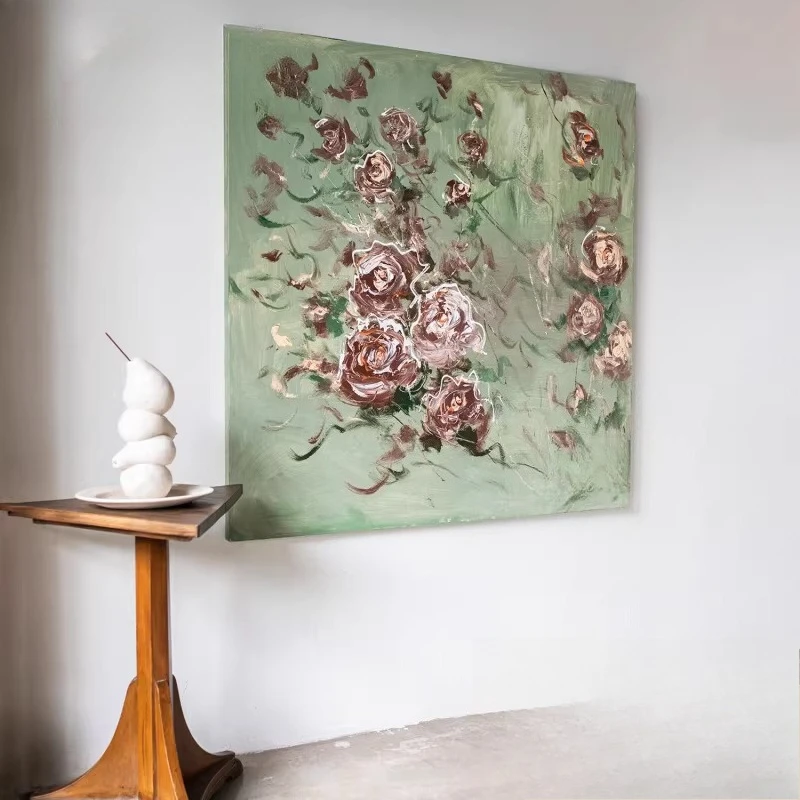 Medieval high-end floral niche art oil painting