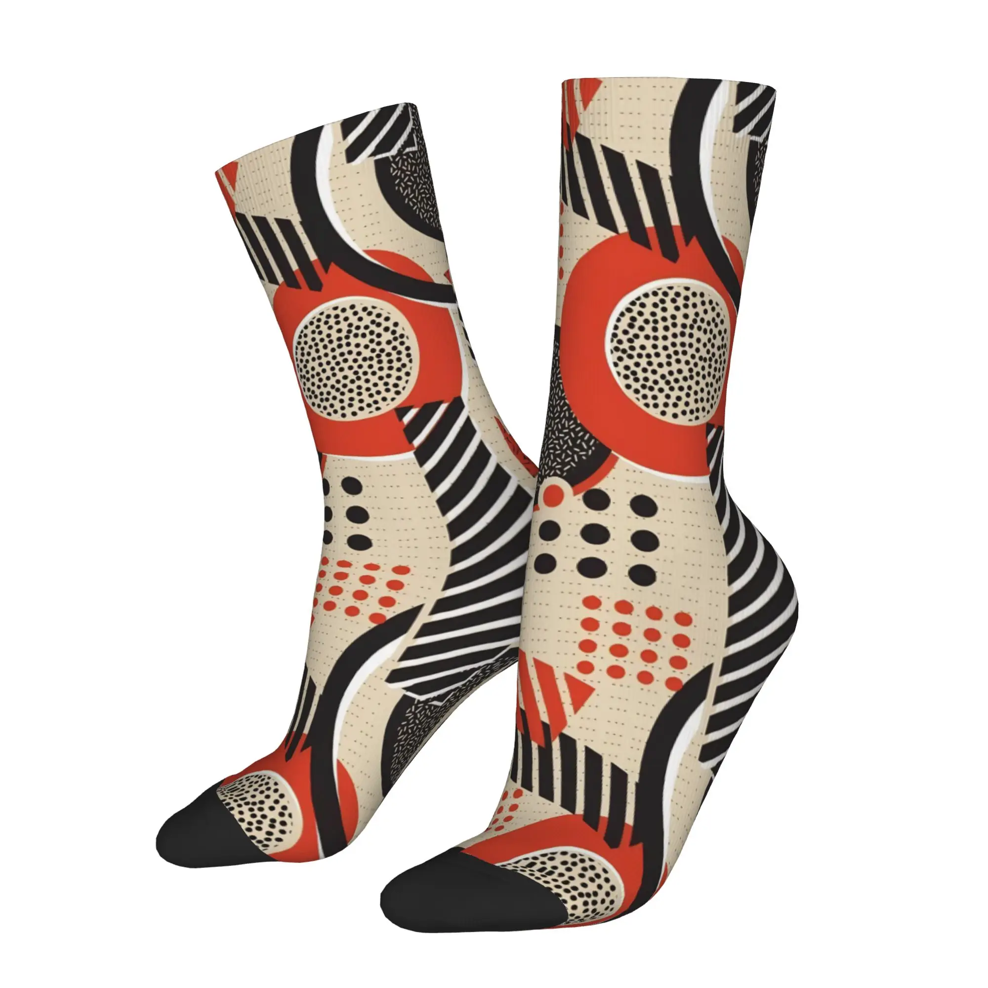 Fashion  Men Women Socks colorful Geometric Print  Merchandise Super Soft  Sport Socks All Season