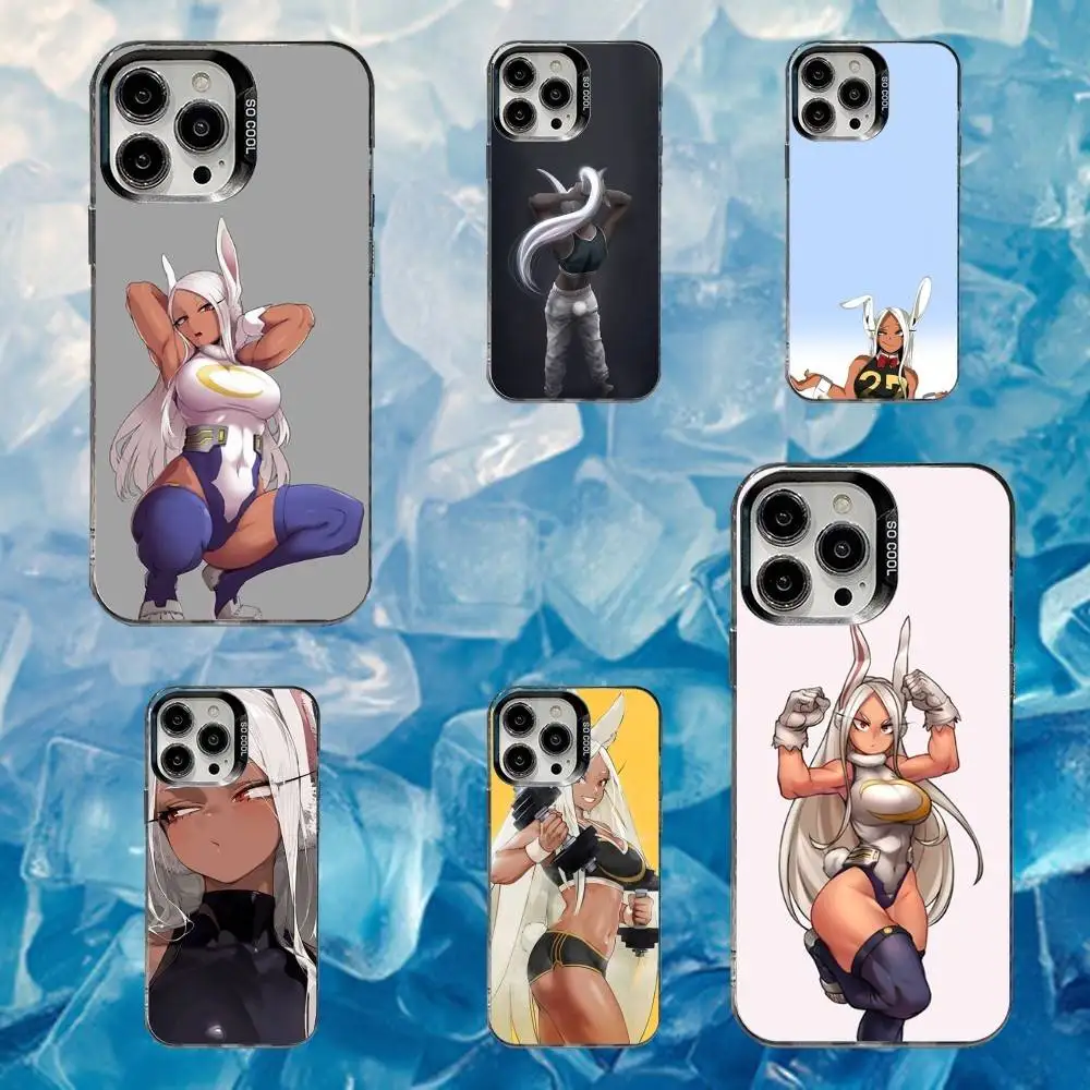 

Rumi U-Usagiyama M-Mirko Phone Case For iPhone 16,15,14,13,12,11,Mini,Pro,SE,MAX White Matte Shockproof Cover