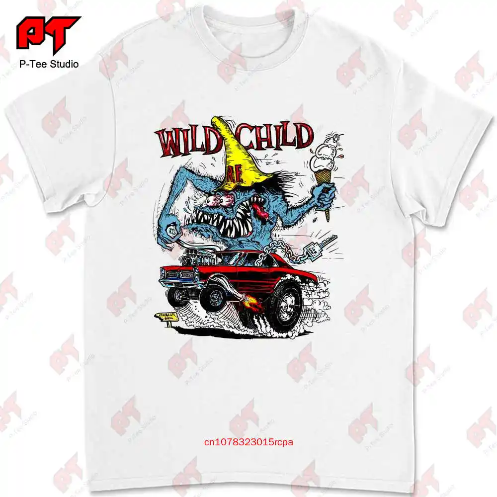 Ed Big Daddy Roth Rat Fink Hot Rod Wild Child T Shirt S 5Xl Us Fanmade Grey KXF6