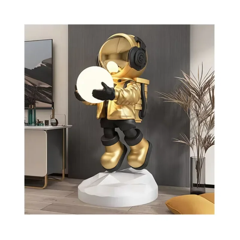 2023 Wholesale Home Decor Life Size Cartoon Cute Bear Statue Sculpture Indoor Diy Home Decoration