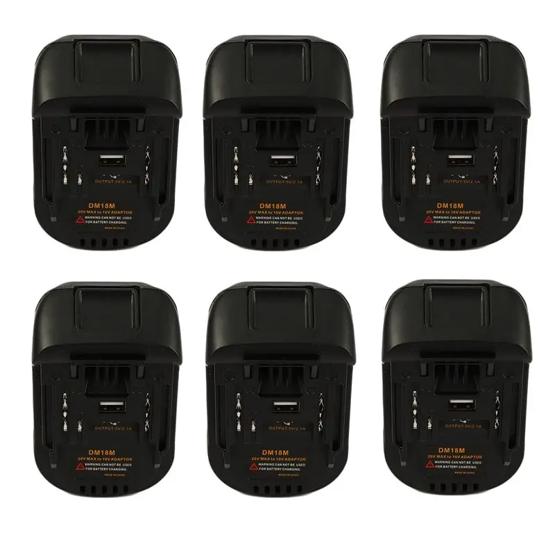 Адаптер для преобразования аккумуляторов N82R 6X 20V в 18V DM18M Li-Tool для аккумуляторов BL1830 BL1850