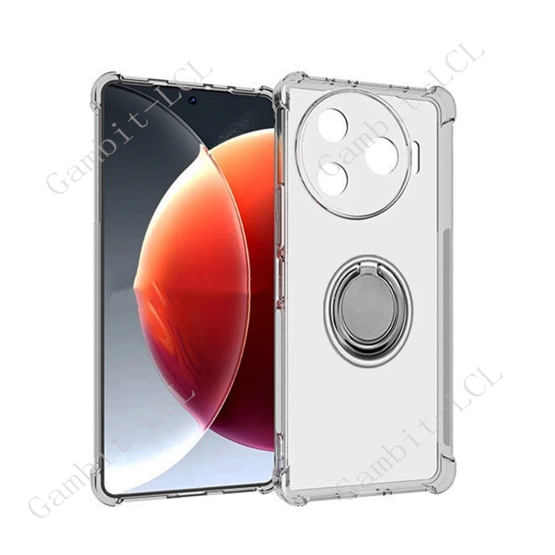 Para tecno camon 30s pro 30 premier 30 pro 5g 4g cl6 cl8 cla5 cl9 suporte de anel traseiro caso do telefone macio tpu capa à prova de choque