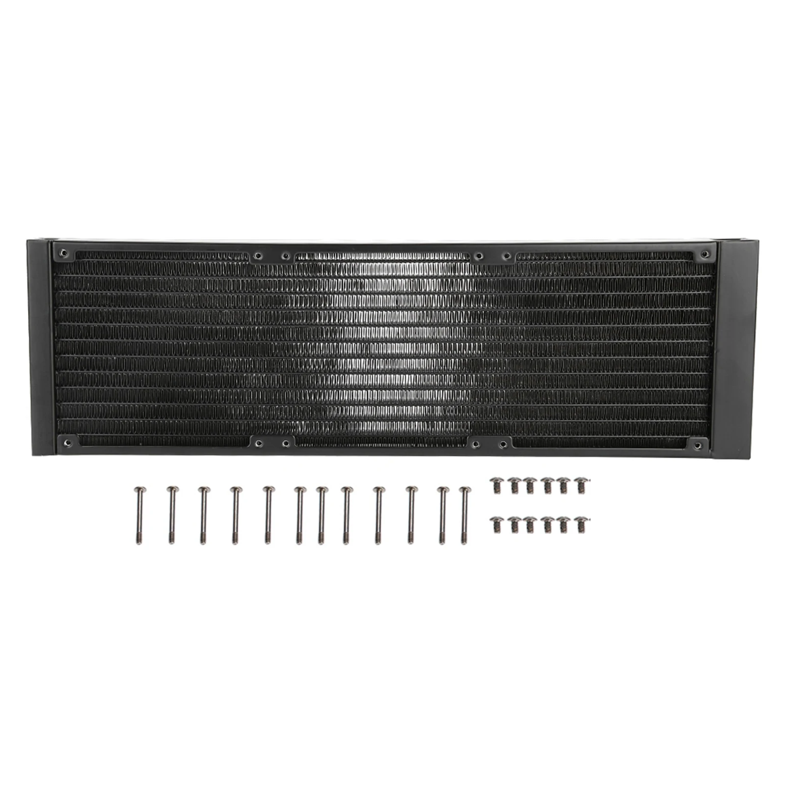 

Professional Water Cooler Tube Fast Heat Dissipation PC Heat Exchanger 12 Tubes Durable Computer Heat Exchanger Cooling System