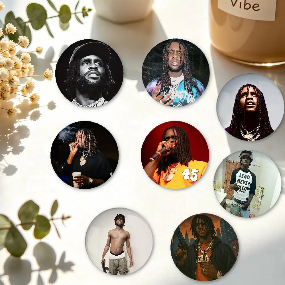 C-Chief K-Keef Rapper Badges Creative Tinplate Button PinsBrooch Creative Quotes Badge Clothes Gift For Kids Friends