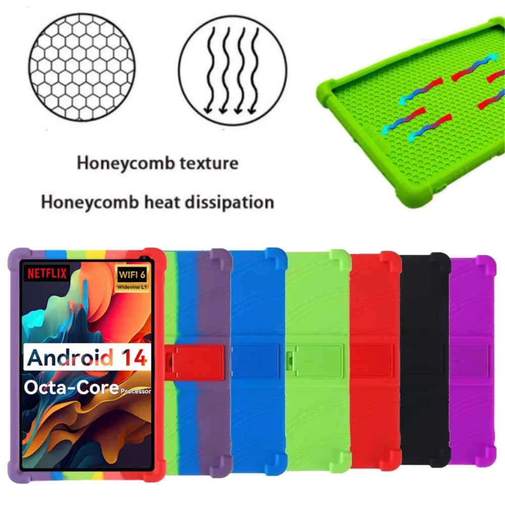 Soft Cover for HiGrace C107 Tablet Case Silicone Full Body Protective Shell for Urao C107 10.1