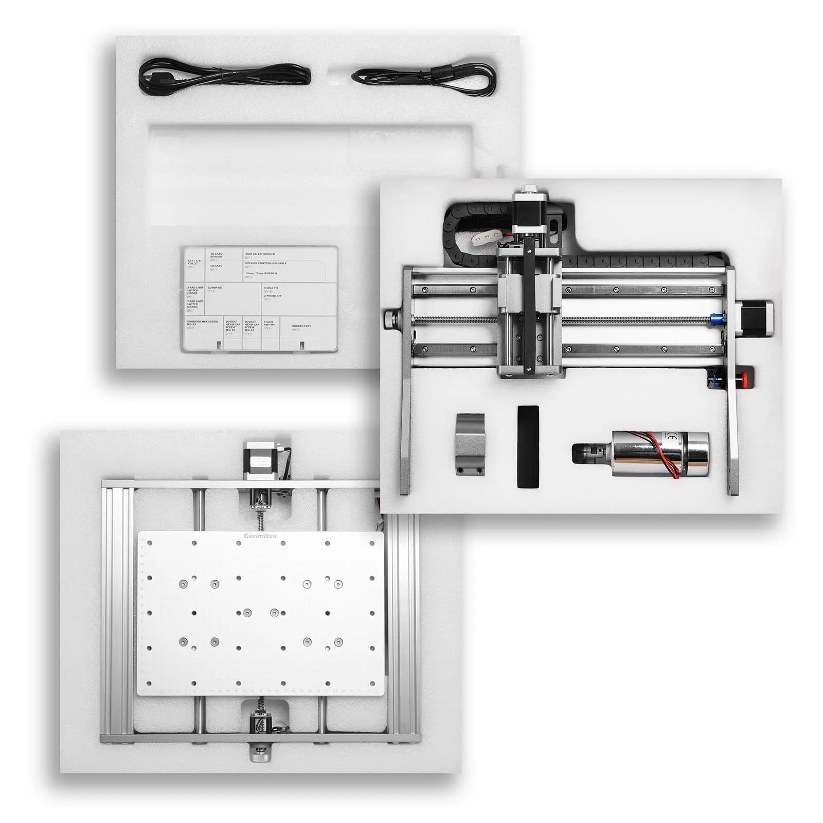 Genmitsu CNC Router Machine 3020-PRO MAX V2, Upgraded 3 Axis Engraver, New Structure & Offline Controller & 6pcs Limit Switches