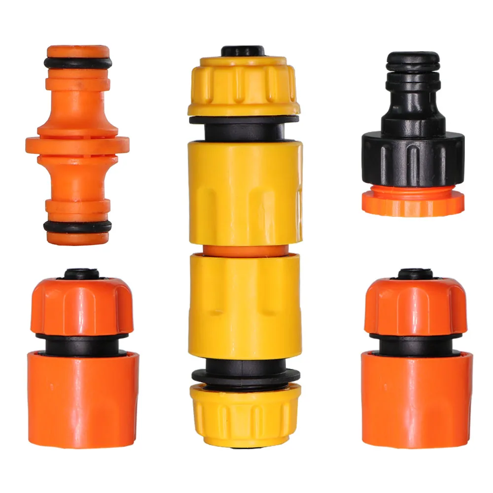 6PCS Garden Hose ABS 16mm Quick Connector Adapter 1/2