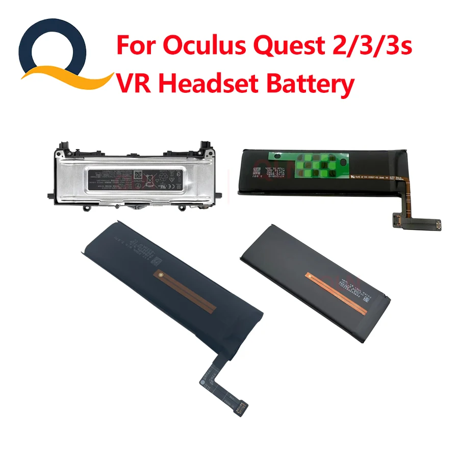 Meta Quest 2、3、3s VRヘッドセット用純正バッテリー、リチウムイオン