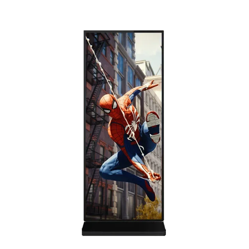 70/75/80/86 inch Full Screen Digital Signage and display  Floor Standing Advertising Display Standing  player kiosk touch screen