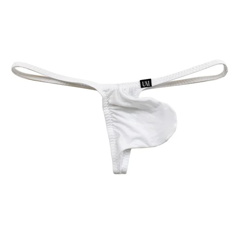 New Arrival Big Bulge  Underware  Thin Cockring  Thongs Trunk Sexy Thongs  G-String Undies Slightly Through  Gay Satin Panties