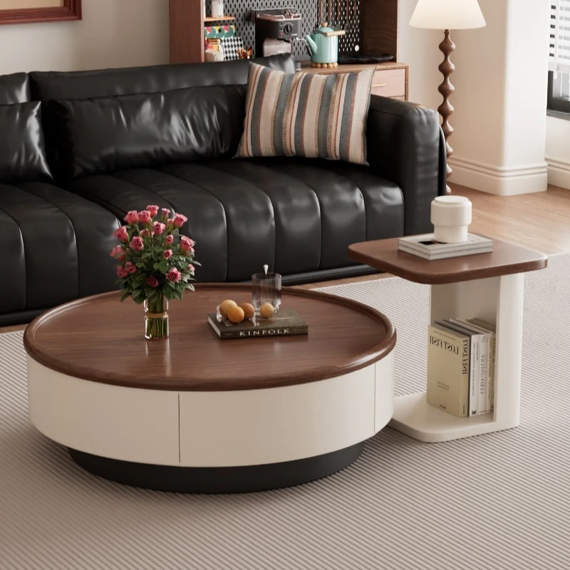 Display Luxury Coffee Tables European Nordic Modern Storage Side Table Vintage Aesthetic Mesa De Centro Living Room Furniture