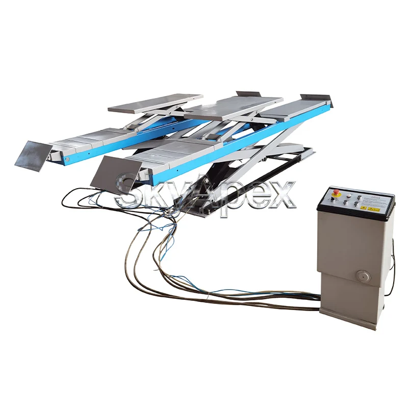 Ultra-thin Scissor Car Lift Big Small Hidden Scissor Type Heavy Duty Electric Vehicle Lifting Machine for Auto Repair