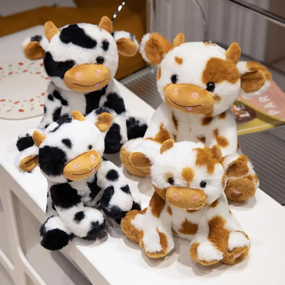 Birthday Gift Glowing Cow Plush Toy Adorable Soft Stuffed Animals Cow Doll for Boys Girls