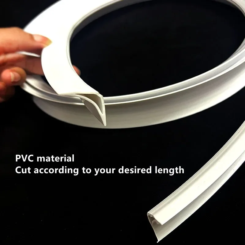10M Ceiling Corner Line Wall Trim Strip Self-adhesive Skirting Decor Line Home Wall Anticollision Molding Line DIY Wall Sticker