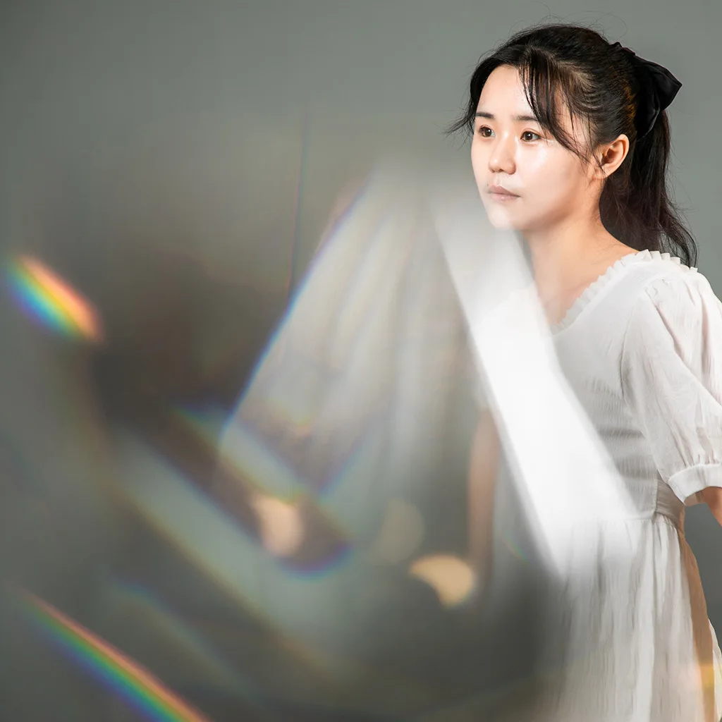 Accesorios de película borrosa para fotografía, Prisma de cristal en forma especial, filtro fractal para estudio fotográfico