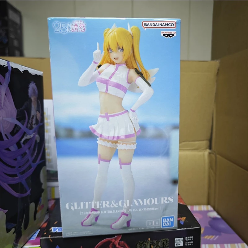 Na Stanie Bandai GLITTER & GLAMOURS 2.5D Seduction RIRISA AMANO Lily Elu Ariel Figurki Anime Model Ozdoby