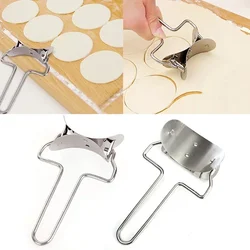 Stainless Steel Cooking Dumpling Wraper Mould Dough Circle Roller Machine Dumpling Pie Maker Pizza Pastry Cutters Rolling Tools