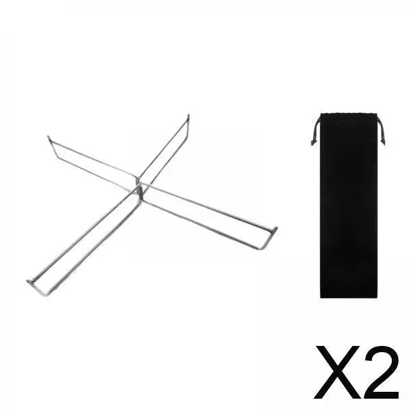 

Подставка для хранения из нержавеющей стали, легкая складная стойка-холодильник для портативных аксессуаров для кемпинга на открытом воздухе