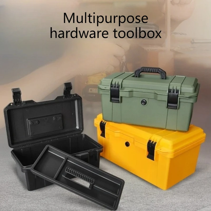 Double Layer Tool Case Multifunctional Tool Storage Box DIY Sponge Waterproof Hand Organize Box Portable Hardware Protect Case