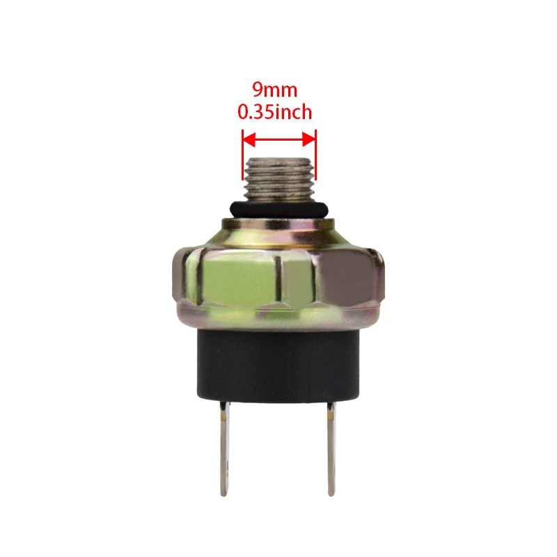 3/8-24 UNF Binary Male Universal Low Side Pressure Switch Sensor 9mm Thread R134a R12