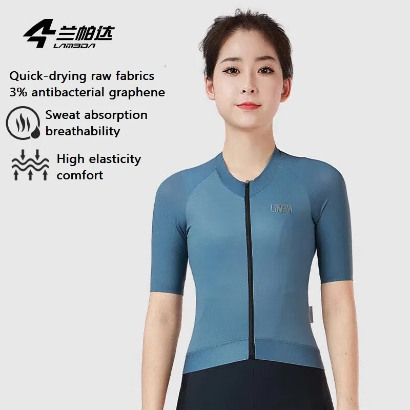 

Lameda Women Cycling Short Sleeve Spring /Summer Women Cycling Tops Breathable Bike Clothes