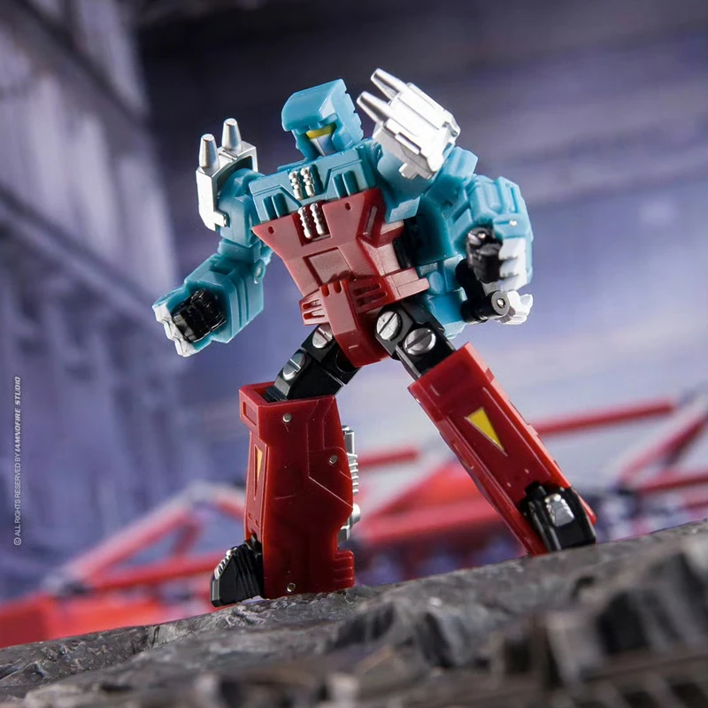 In Stock Transformation Dr.Wu Dw-E55 Dw-55t Decibel Impact Wave Mini Action Figure Model Collection Toy Children Festival Gifts