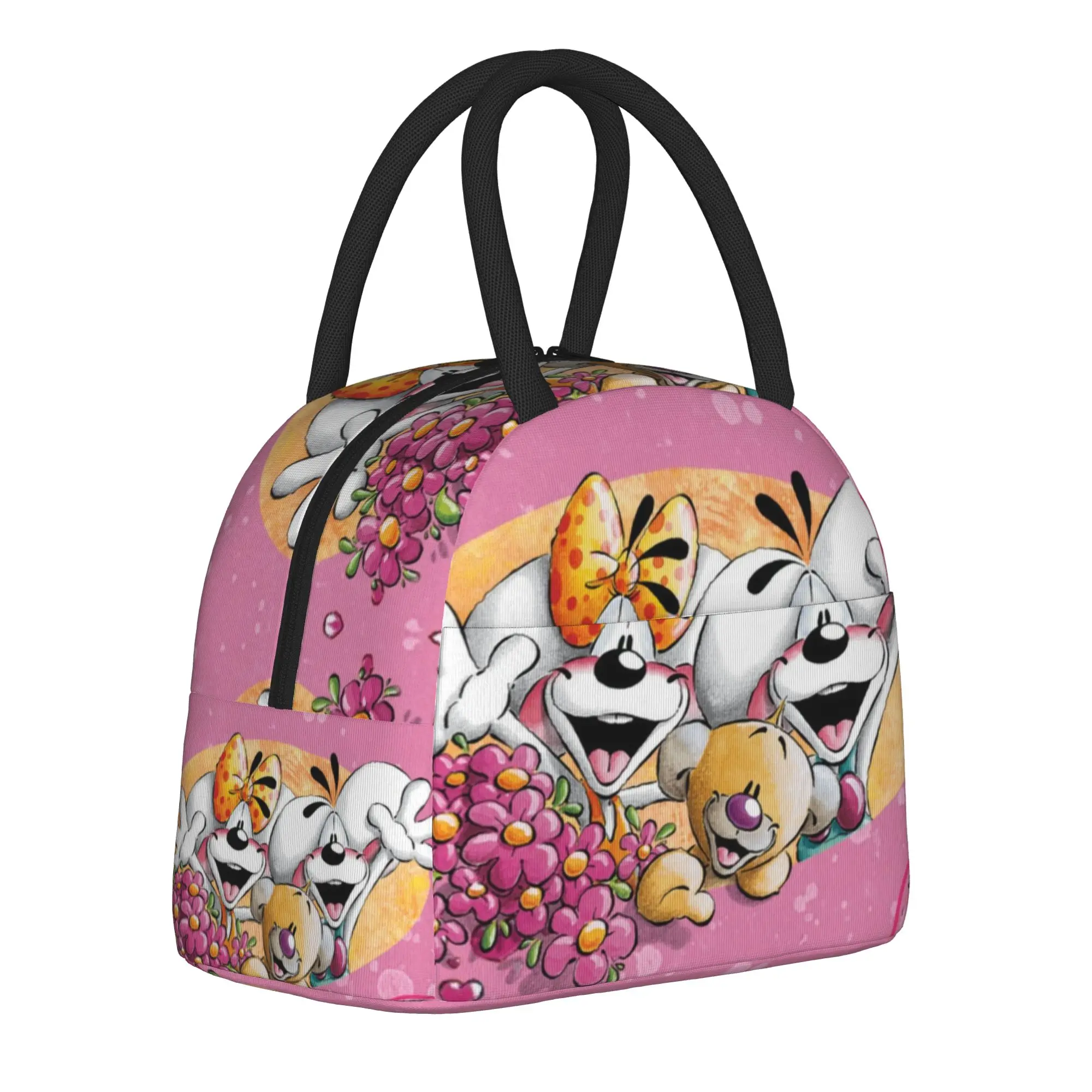 Diddl Diddlina Cartoon Mouse Thermal Insulated Lunch Bags for Travel  Reusable Food Bags Men Women Thermal Cooler Lunch Boxes