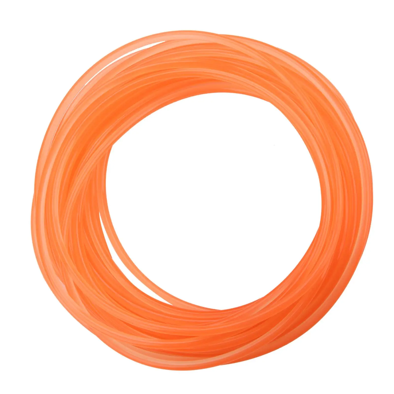 Orange Smooth Polyurethane Round Belt 5mm Diameter 10m Length for drive Transmission Applications