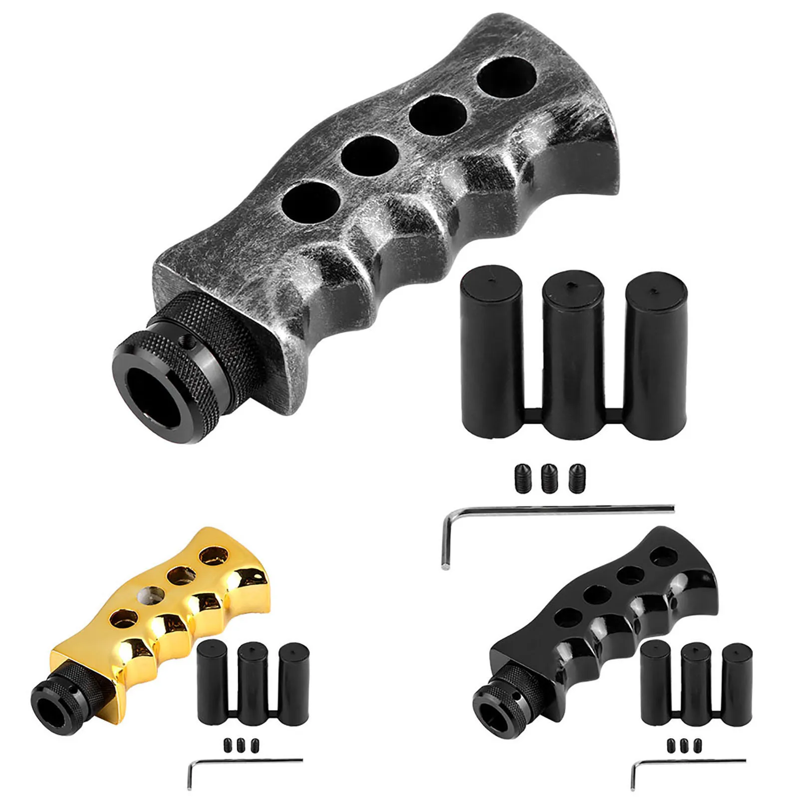 

Shift Gear Lever Gear Shift Knob Human Ergonomic Design Easy To Install High Aluminum Alloy Materials for Most Automatic Cars