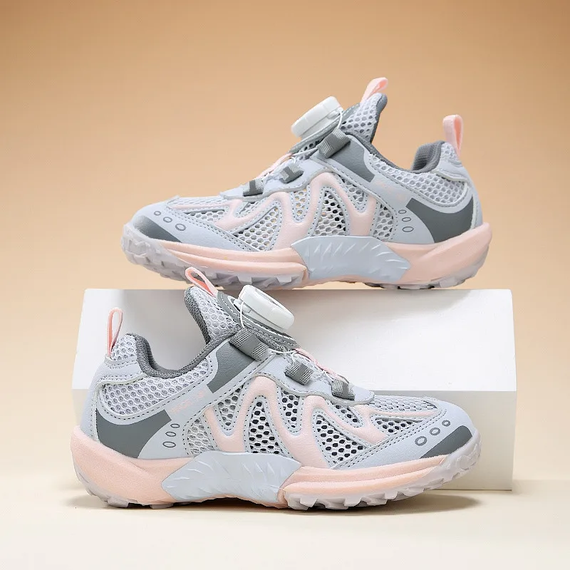 

New Design Girl Running Shoes Size 28-40 Comfortable Mesh Summer Sneakers Children Non-slip Soft Outdoor Sports Shoes Trainers