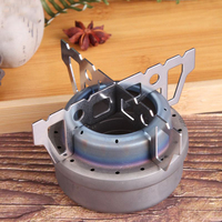 Outdoor Alcohol Stove Stand Rack Stainless Steel Camping Stove Cookware Stove Cross Rack Camping Stove Stand Spirit Burner Bases