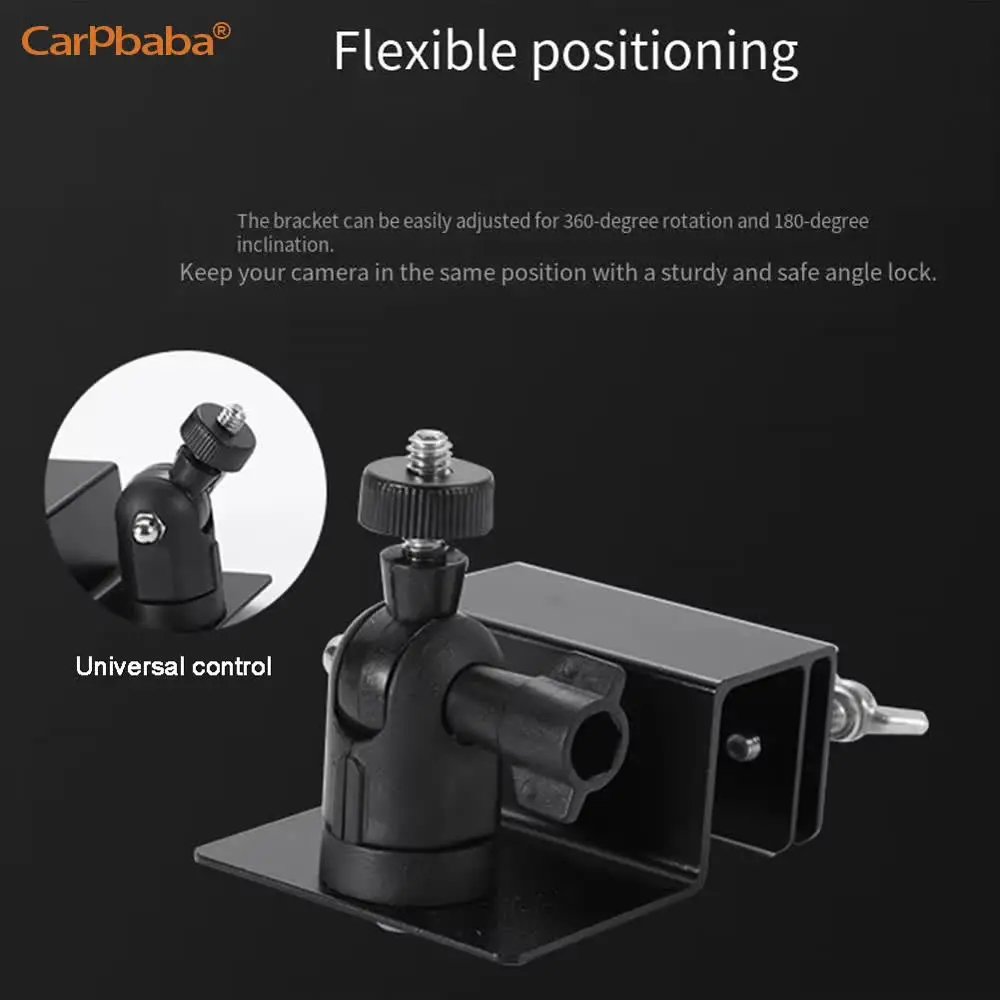Special Monitoring Bracket For Rain Gutter Weatherproof Gutter Mount Bracket With Universal Screw Adapter For Security Cameras