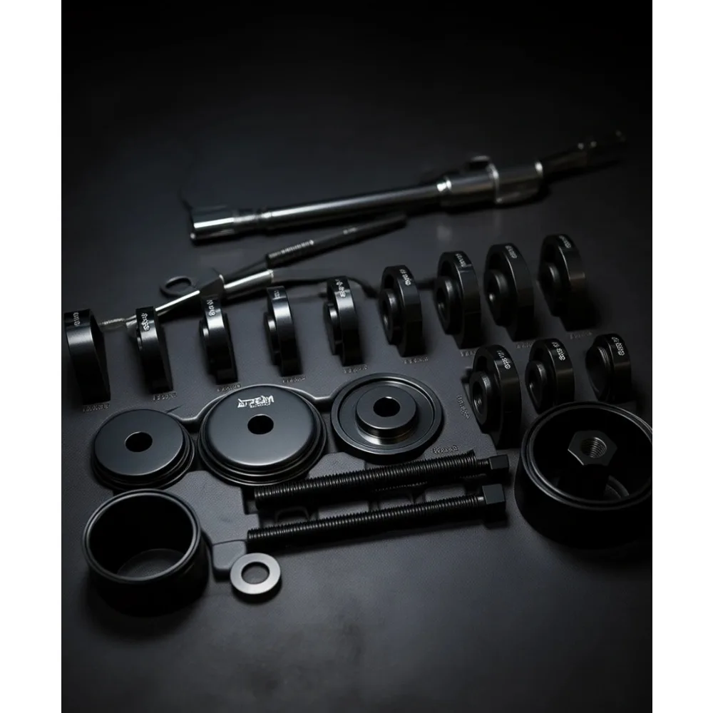 

24 Piece Wheel Bearing Press Kit for Removal and Installation of Universal Bushings